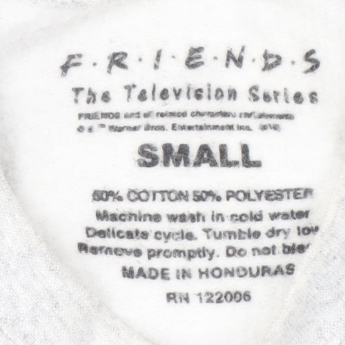 Friends Grey Small Pullover Sweatshirt for Unisex Adults