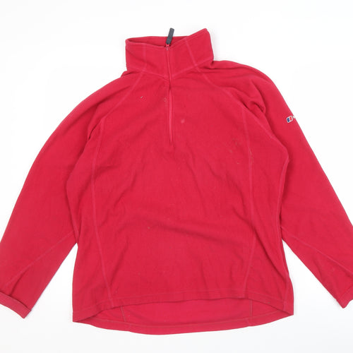 Berghaus Women’s Red Pullover Sweatshirt Size 14