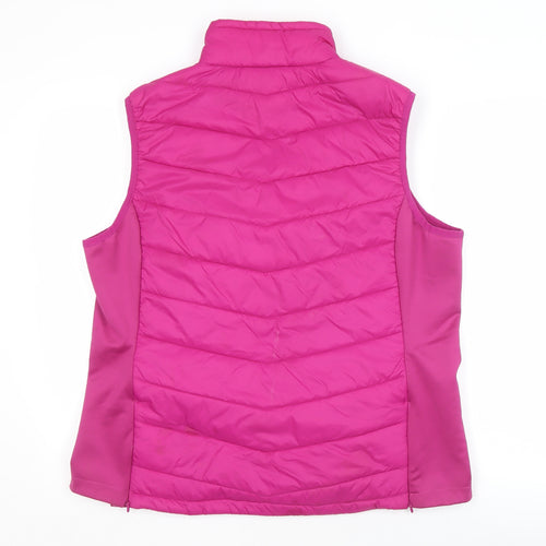 Crane Pink Puffer Women's Waistcoat L