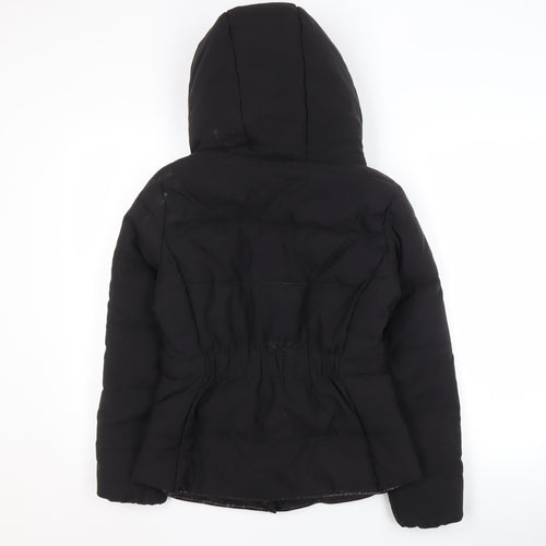 Quiz Women's Black Puffer Jacket Size 6
