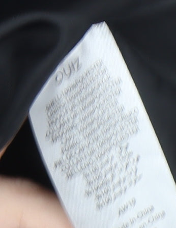 Quiz Women's Black Puffer Jacket Size 6