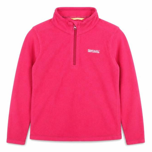 Regatta Girls Pink Fleece Pullover, Size 11-12, Lightweight