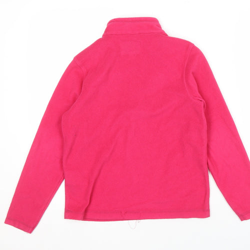 Regatta Girls Pink Fleece Pullover, Size 11-12, Lightweight
