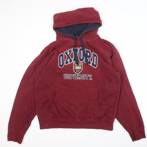 Oxford University Men's Red XL Pullover Hoodie