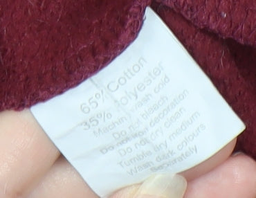 Oxford University Men's Red XL Pullover Hoodie