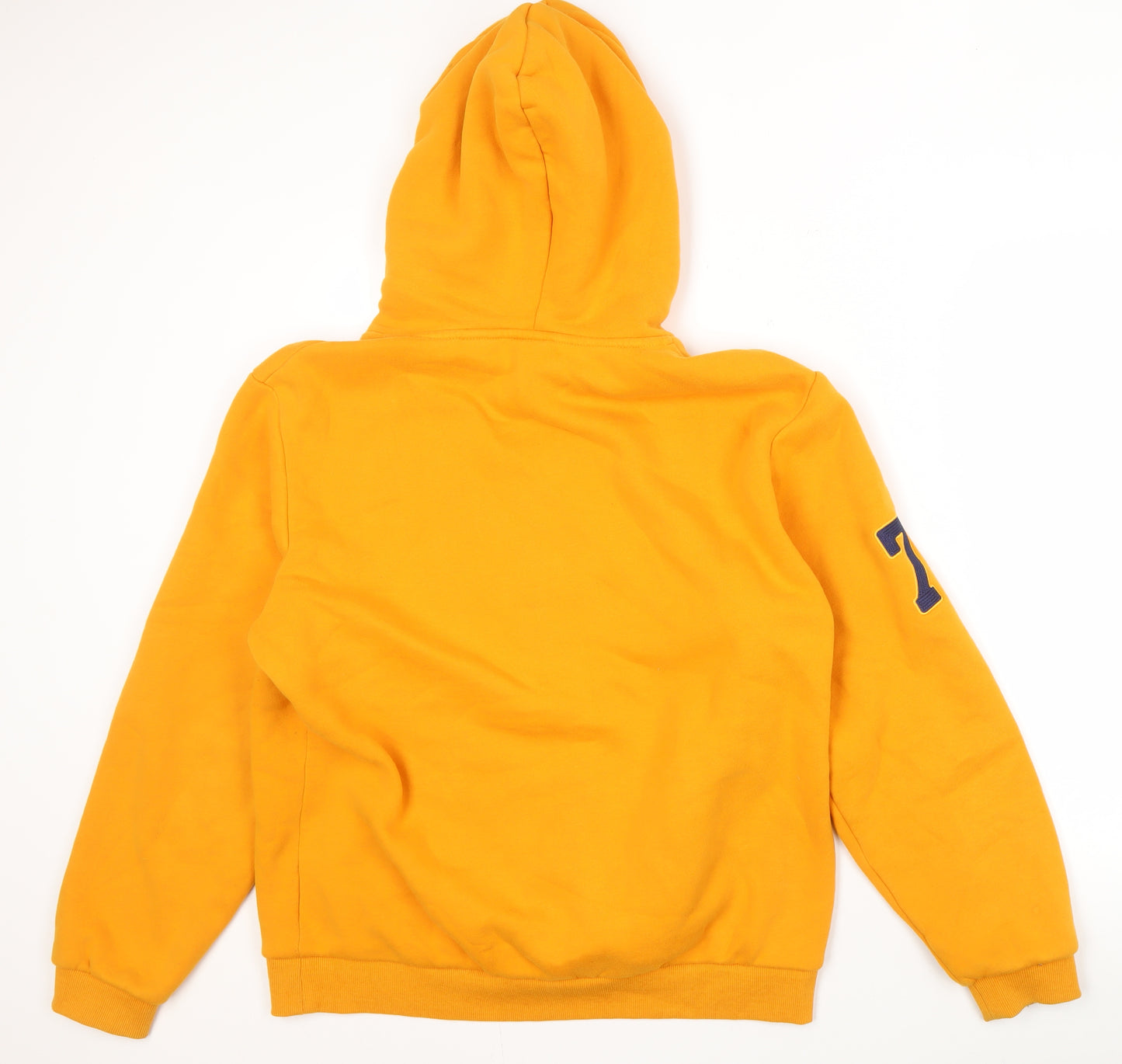 Superdry Men's Yellow XL Pullover Hoodie, Graphic Logo