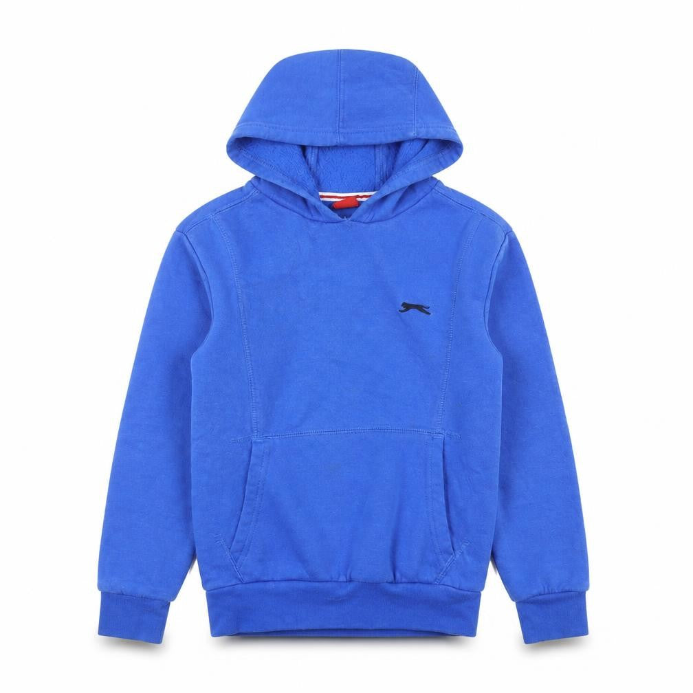 Slazenger Boys Blue Pullover Hoodie 7-8 Years Hooded Casual