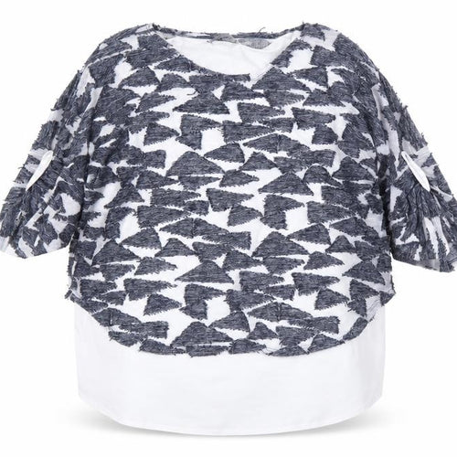 Lakeland Women’s White Blue Top Size 16 New