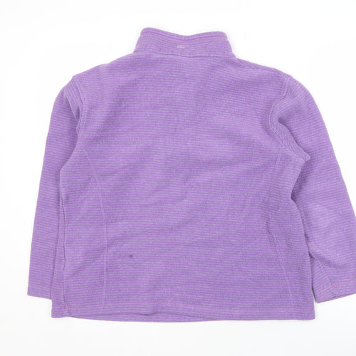 Regatta Women's Purple Sweatshirt Size 14 High Neck Outdoor