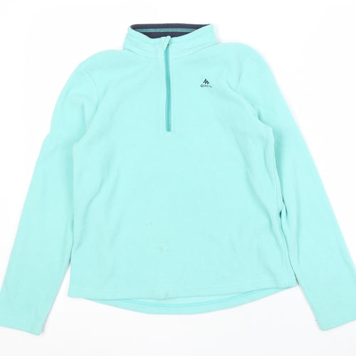 Decathlon Girls Blue Fleece Pullover Sweatshirt 12-13 Years
