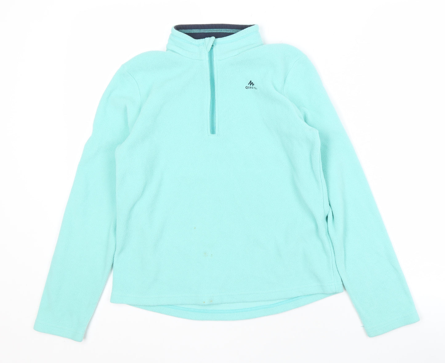 Decathlon Girls Blue Fleece Pullover Sweatshirt 12-13 Years