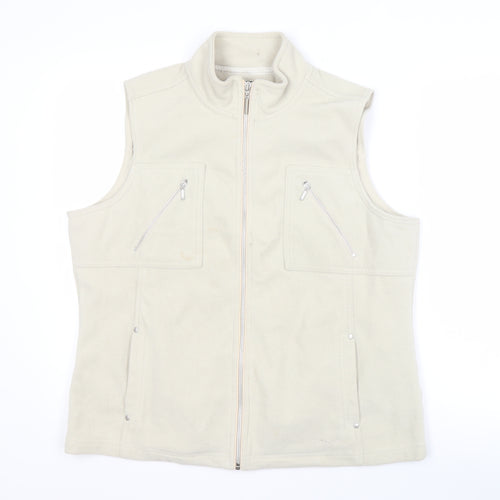 Maine New England Women's Beige Waistcoat Size 18