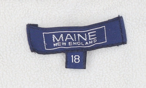 Maine New England Women's Beige Waistcoat Size 18