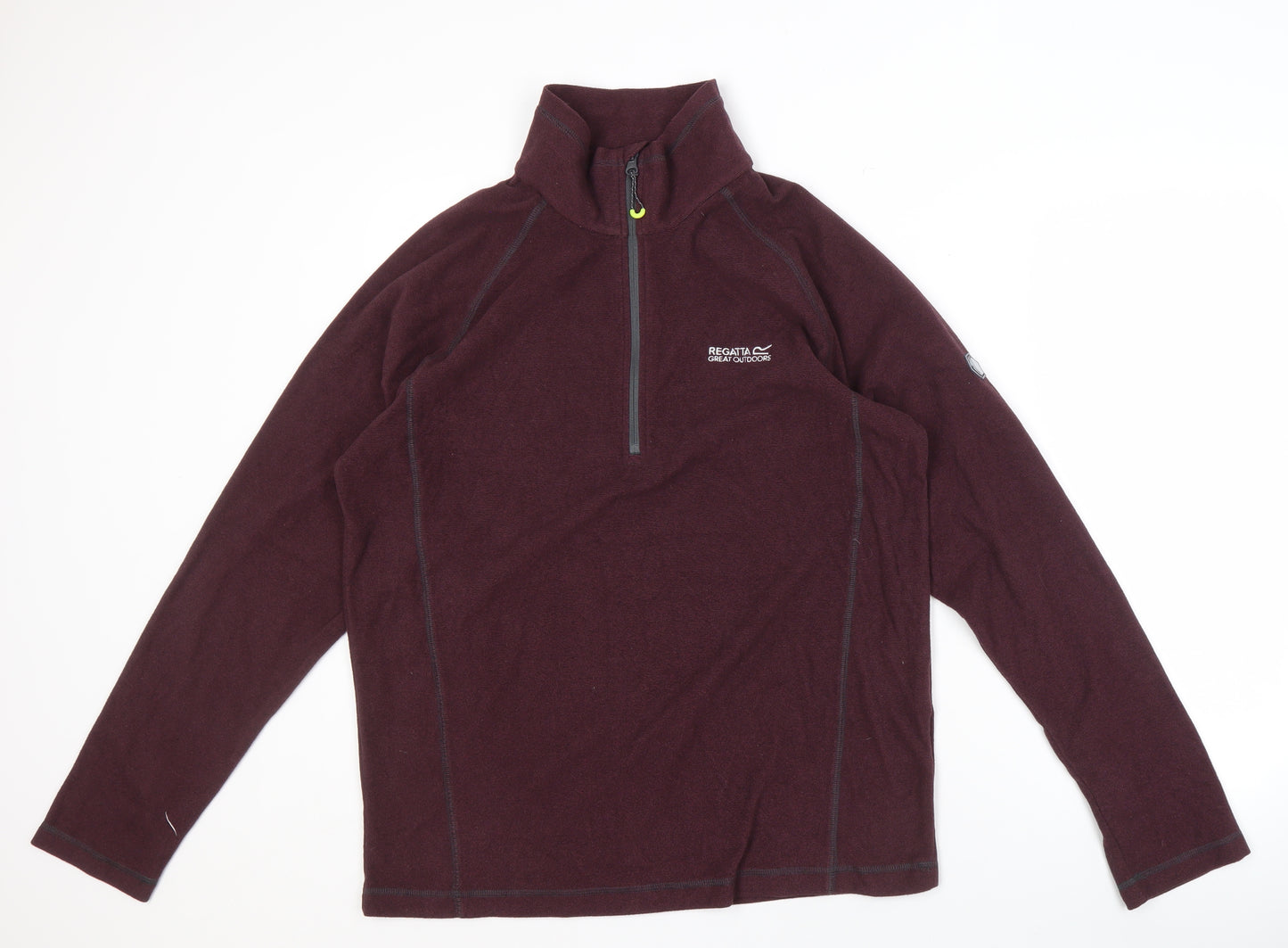 Regatta Purple Men's Outdoor 1/2 Zip Sweatshirt L