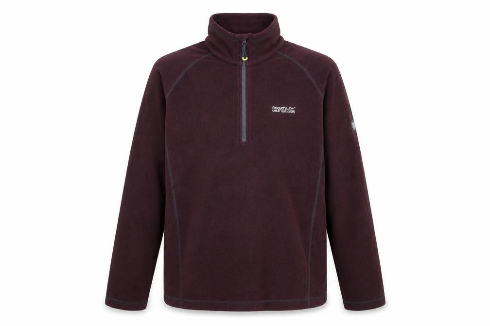 Regatta Purple Men's Outdoor 1/2 Zip Sweatshirt L