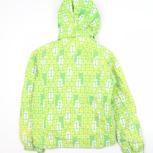 Girls Green Ski Jacket, Size 12, Winter Breathable Outerwear