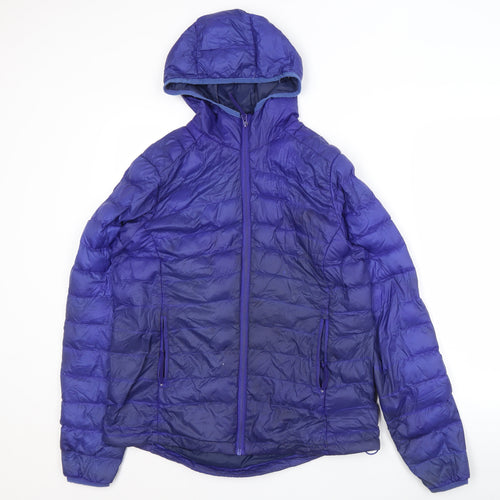 HIGEAR Women's Blue Puffer Jacket UK 14