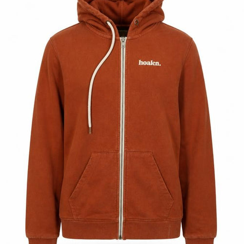 Hoalen Women's Orange Full Zip Hoodie Size 14
