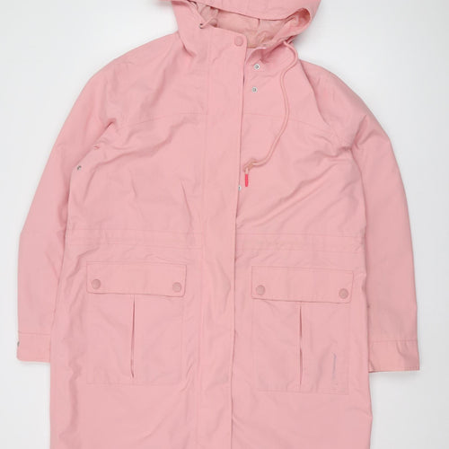 Marks and Spencer Women's Pink Parka Coat Size 16