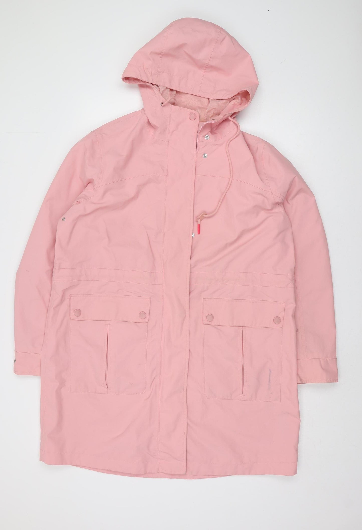 Marks and Spencer Women's Pink Parka Coat Size 16