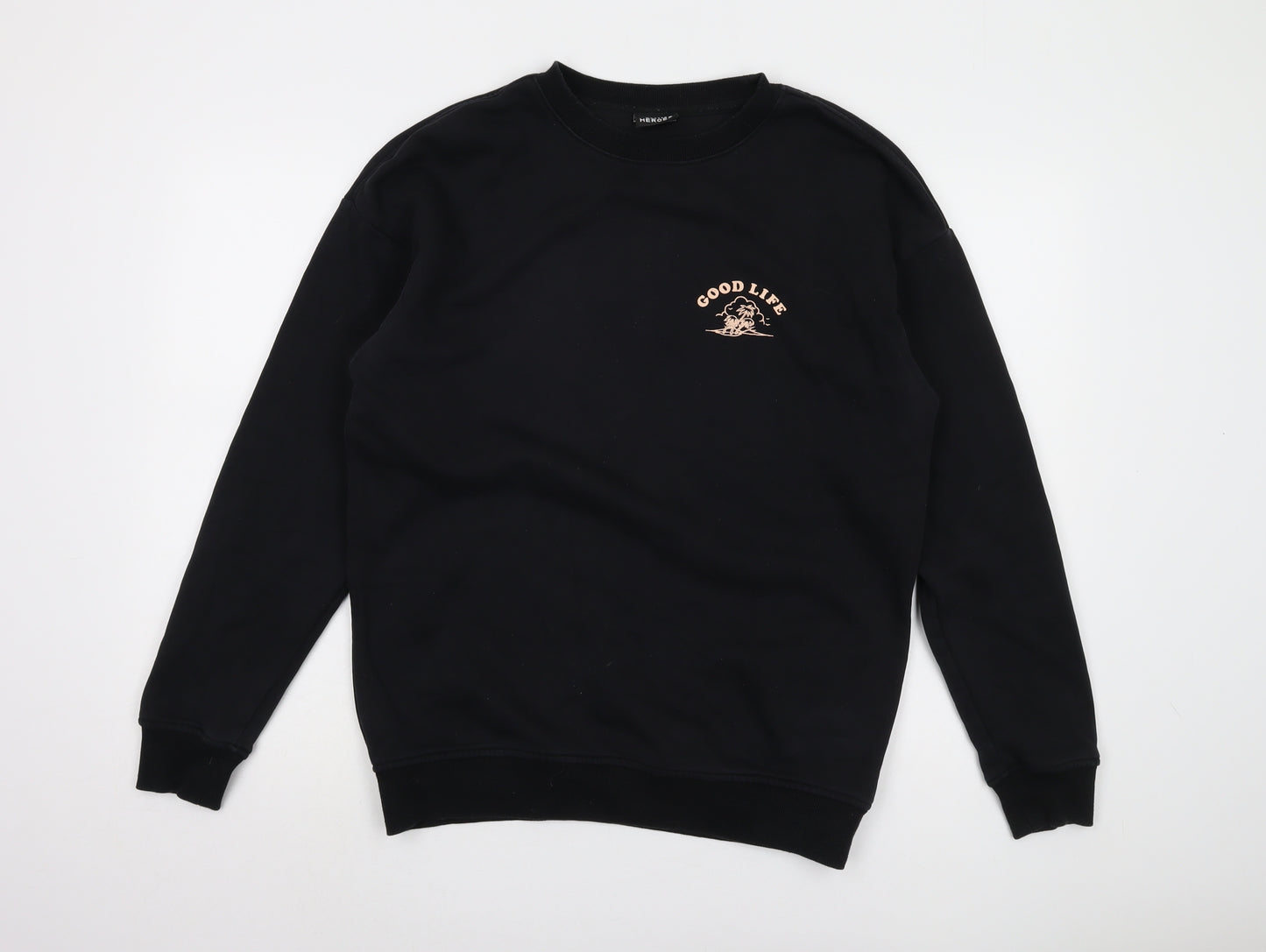 Wasted Heroes Men's Black Pullover Sweatshirt M