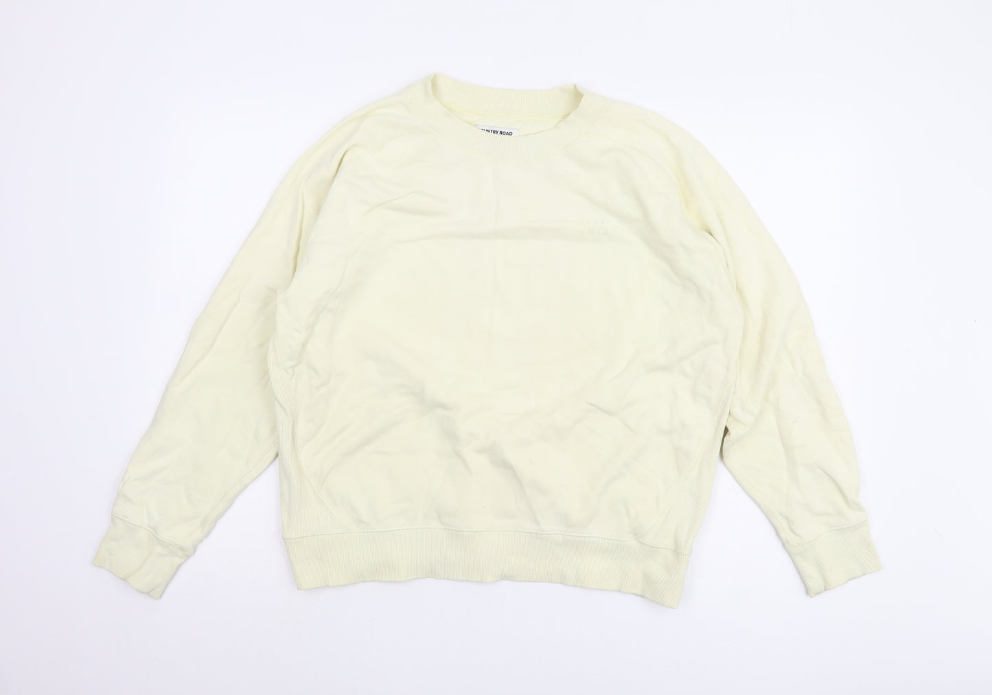 Country Road Unisex Ivory Pullover Sweatshirt M