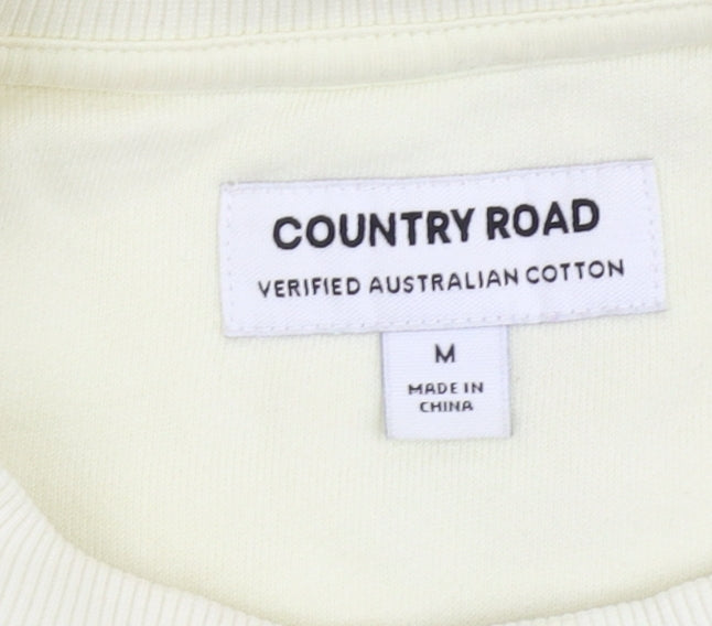 Country Road Unisex Ivory Pullover Sweatshirt M