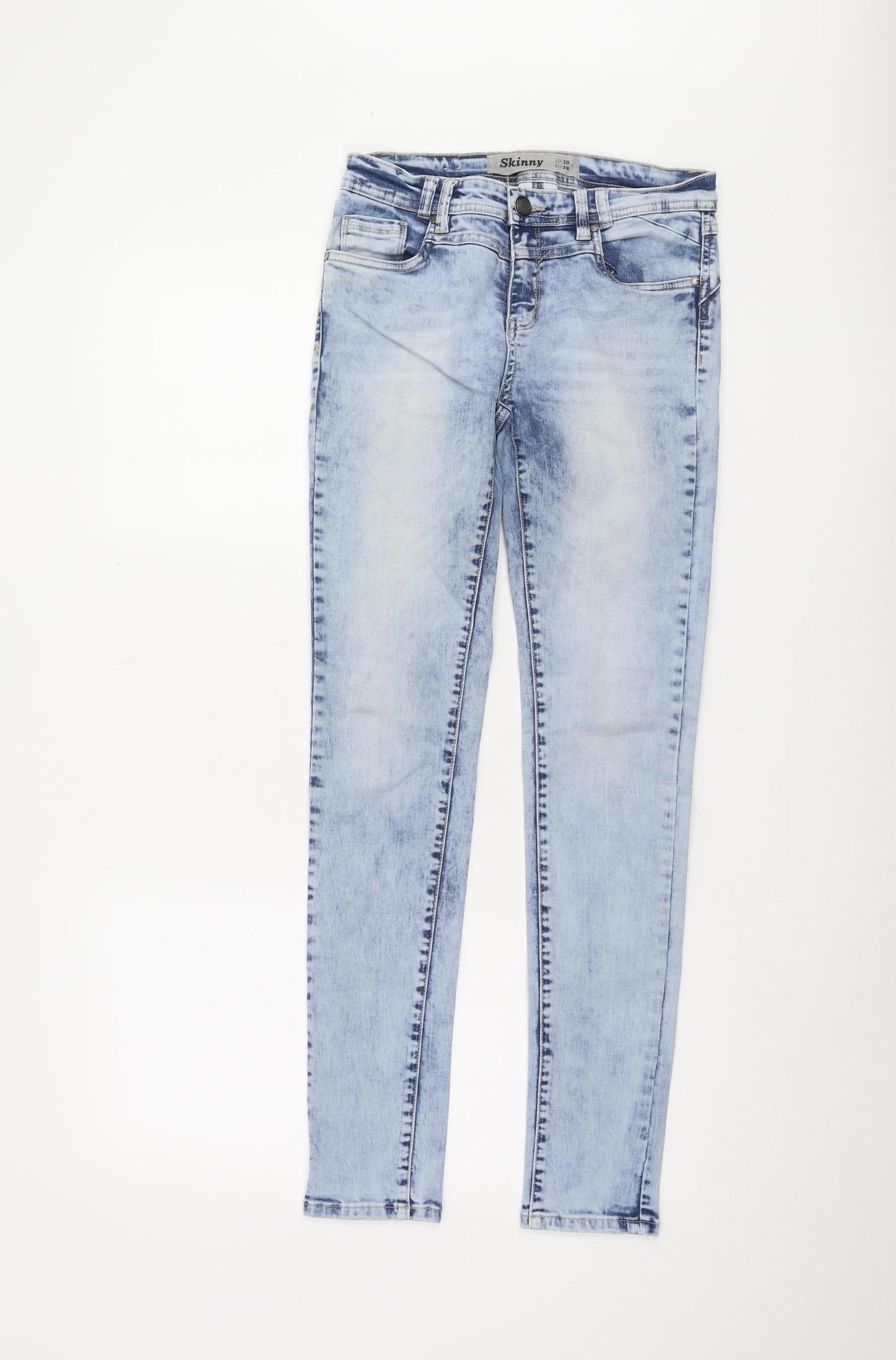 New Look Women's Blue Skinny Jeans Size 10