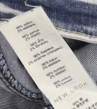 New Look Women's Blue Skinny Jeans Size 10
