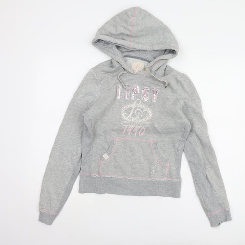 Lipsy Women's Grey Medium Hoodie