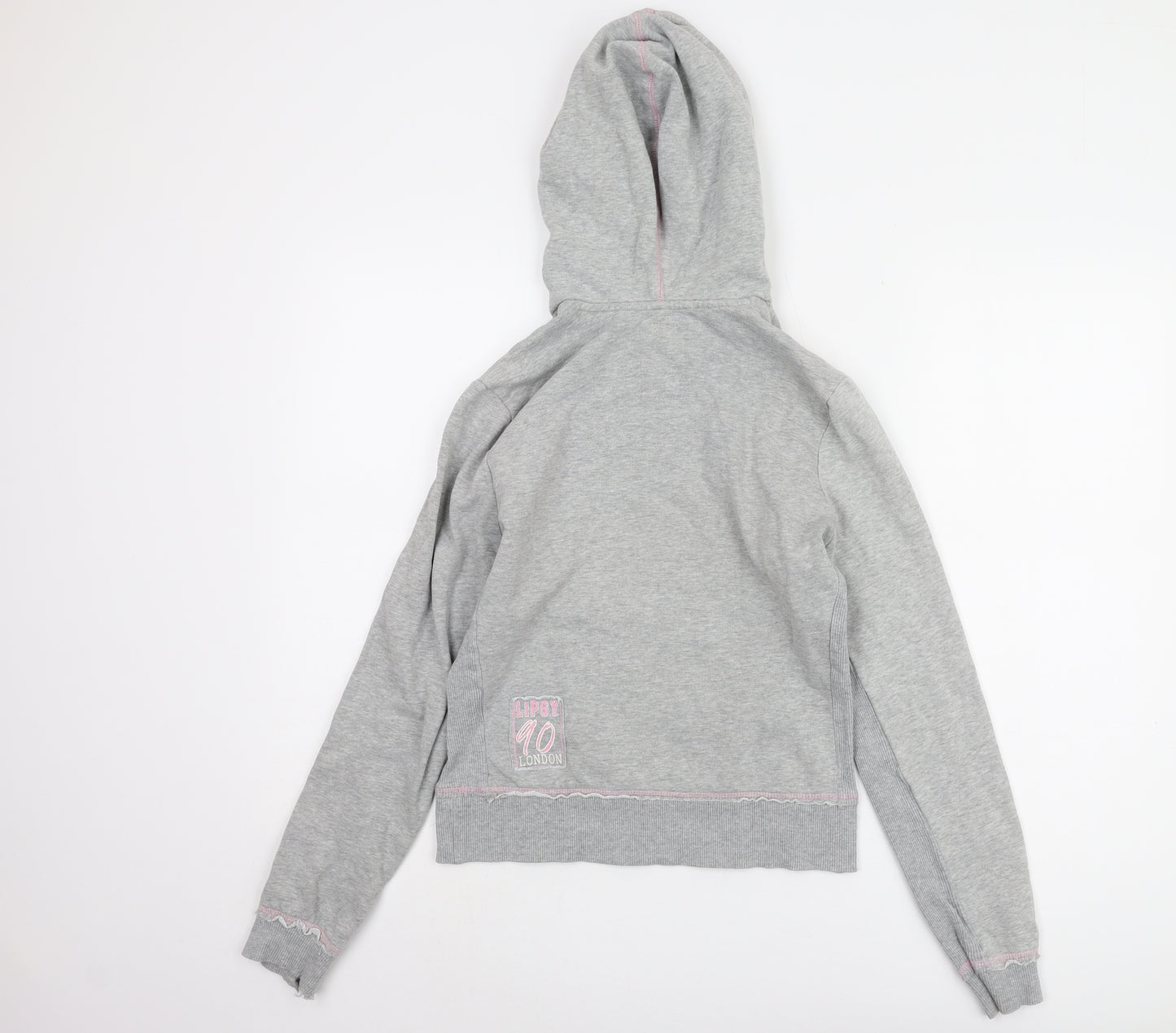 Lipsy Women's Grey Medium Hoodie