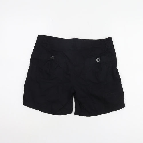 New Look Women's Black Cotton Shorts Size 10