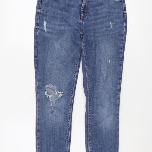 River Island Blue Skinny Jeans for Women Size 12
