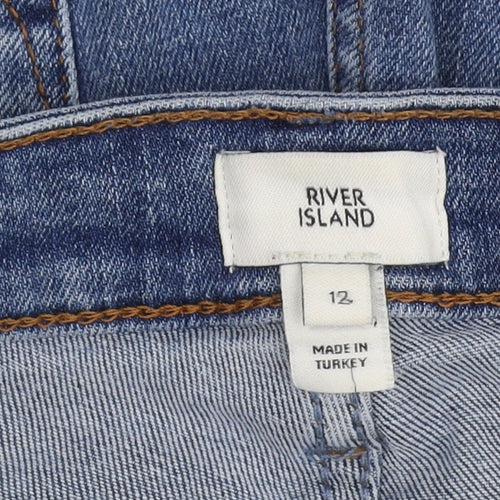 River Island Blue Skinny Jeans for Women Size 12