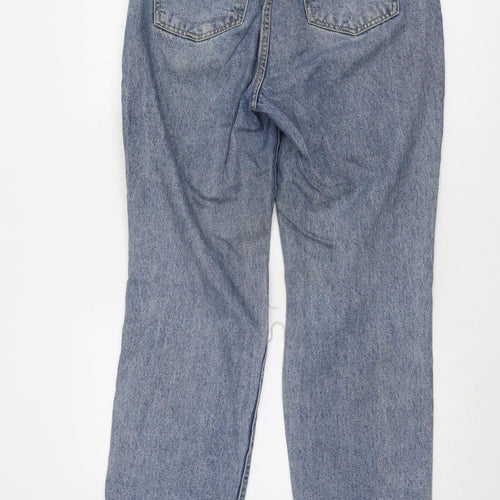 PrettyLittleThing Women's Blue Petite Distressed Jeans