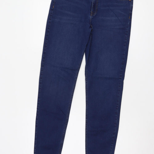 New Look Women's Blue Skinny Jeans Size 14