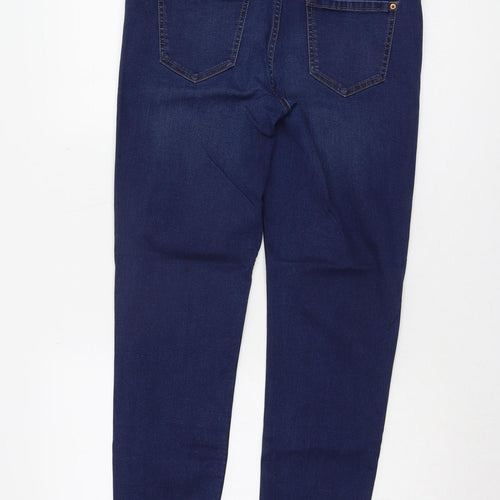 New Look Women's Blue Skinny Jeans Size 14