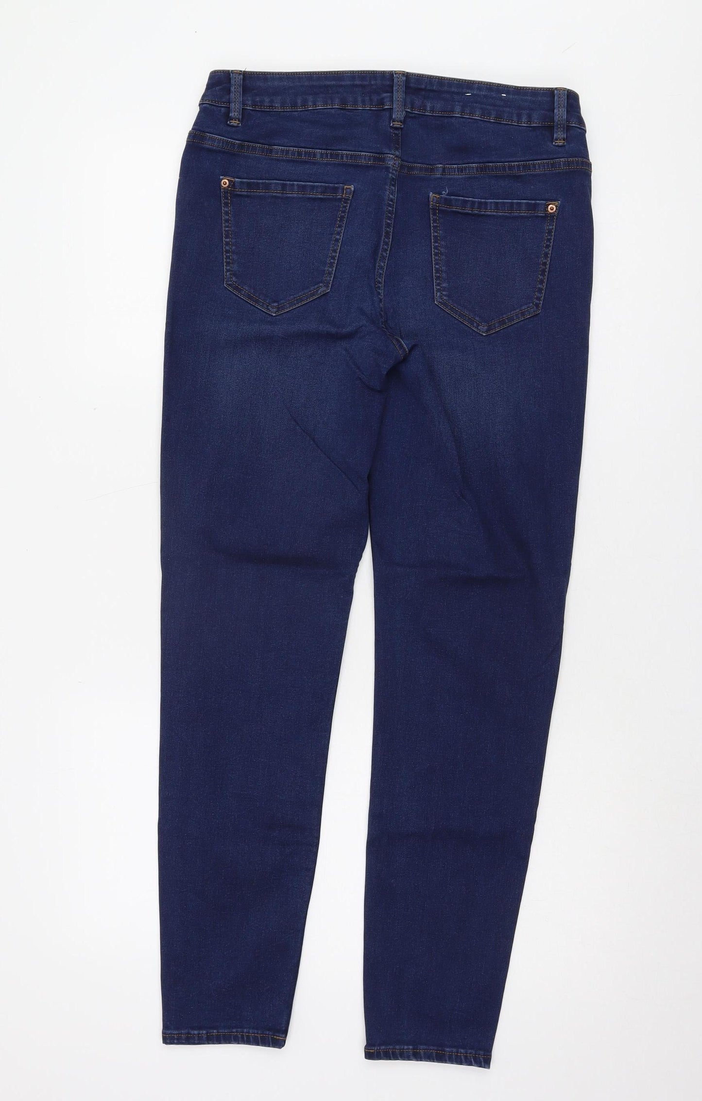 New Look Women's Blue Skinny Jeans Size 14