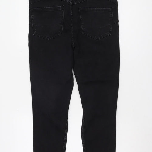 New Look Women's Black Skinny Jeans Size 14 Mid-Rise