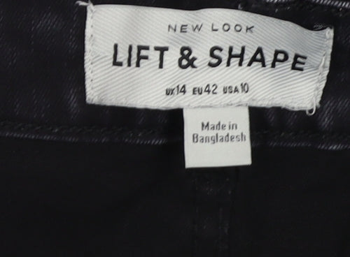 New Look Women's Black Skinny Jeans Size 14 Mid-Rise