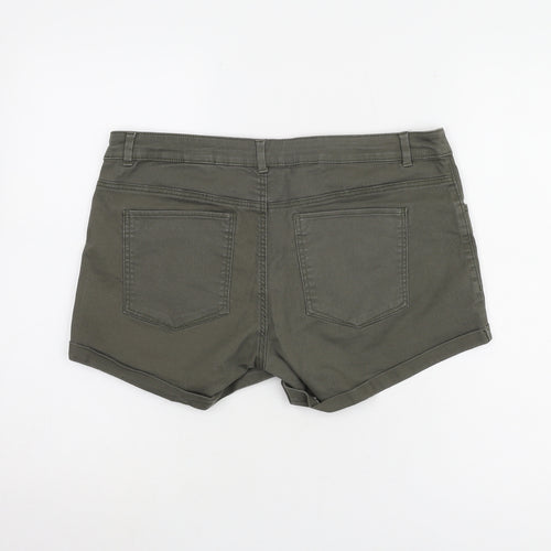 H&M Women's Green Shorts, Size 14, Casual Wear