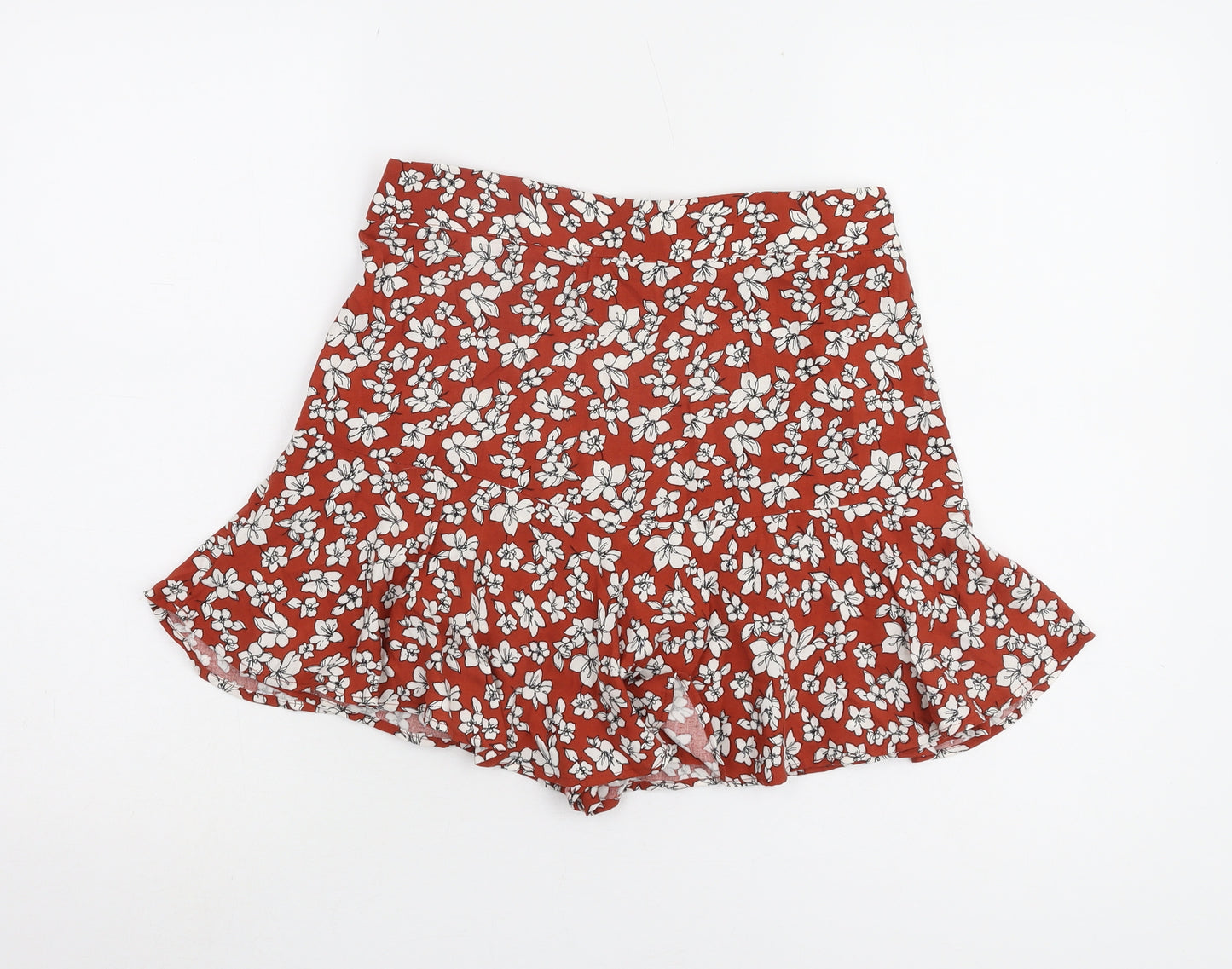 Pull&Bear Women's Floral Culotte Shorts M