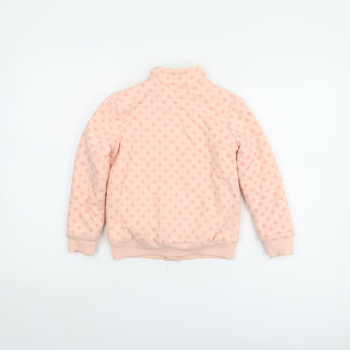Lupilu Girls Pink Bomber Jacket, Size 8-9 Years, Cotton Blend