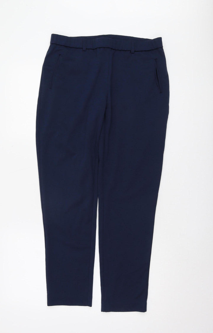 Damart Women's Blue Chino Trousers Size 16
