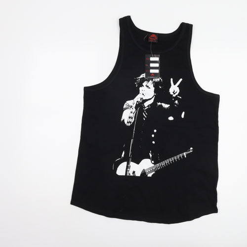 Death Kitty Unisex Black Music Tank Top Size 14
