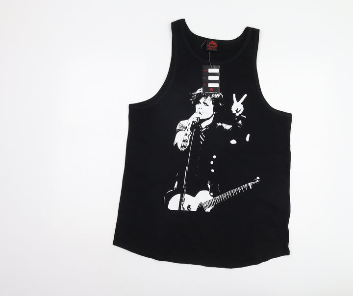 Death Kitty Unisex Black Music Tank Top Size 14