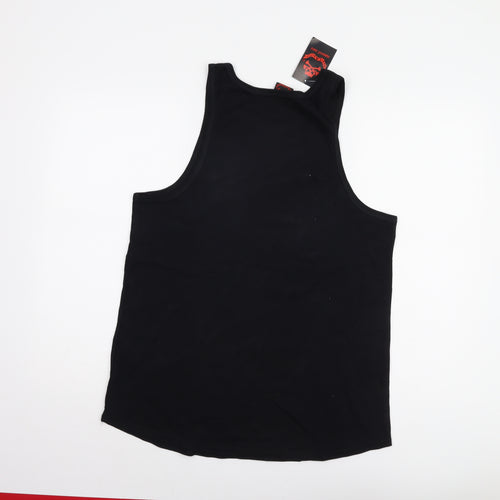 Death Kitty Unisex Black Music Tank Top Size 14