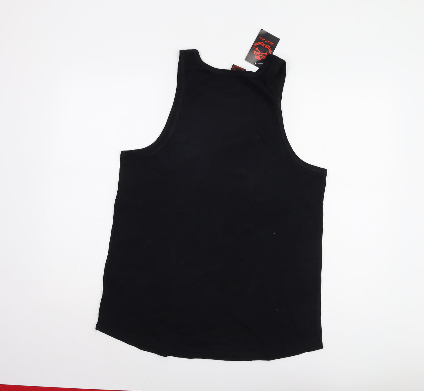 Death Kitty Unisex Black Music Tank Top Size 14