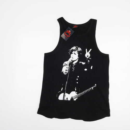 Death Kitty Unisex Black Tank Top Size 12