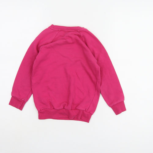 Pineapple Girls Pink Dance Sweatshirt, 6-7 Years